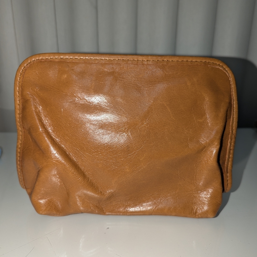 Tan Make Up Bag